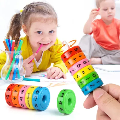 Produktbild von Stück Lernspielzeug Mathematik Rechenrolle Einschulung Mathe Lernen Arithmetik Spielzeug Schulanfang Schulkind Schuleinführung Geschenk Weihnachten