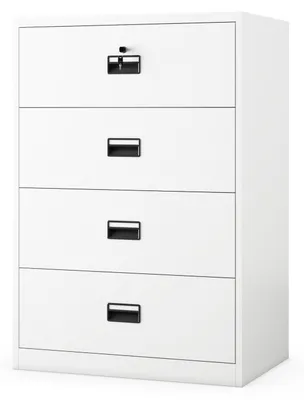 Produktbild von Aktenschrank Hängeregisterschrank Metallschrank Hängeregistraturschrank Ordnerschrank SARA XL V4, 900 x 1320 x 600 mm