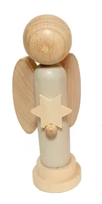 Produktbild von Weihnachtsfigur Engel natur BxHxT 4x10x3cm NEU