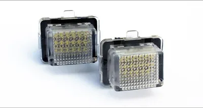 Image de 2x LED éclairage de plaque SMD pour Mercedes W204 S204 W212 C207 W221 S216