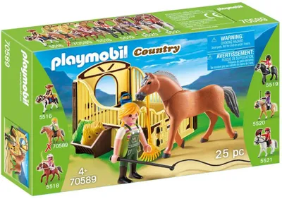 Produktbild von PLAYMOBIL Country 70589 Pferdestall Pferd Figur Zubehör