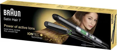 Image de Braun Satin Hair 7 Straightener ES 2 Lisseur, plaque céramique,régulateur de température