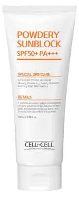 Immagine prodotto di Cell by Cell, protezione solare in polvere, protegge la barriera cutanea, crema solare, per il viso, SPF 50+, 100 ml