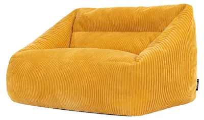 Produktbild von Icon Cecilia Cord Sitzsack Kinder Sofa mit Füllung, Gelb
