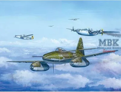 Productafbeelding van Hobby Boss Messerschmitt Me 262 A-1a/U4, schaal 1:48, modelnummer 80372