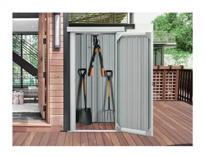 Image de Maison de jardin Premium 98 x 81 x 180 cm galvanisée