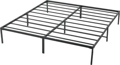 Produktbild von Stahlrostbett - 680 kg Tragfähigkeit - Aufbewahrungsraum - schwarz