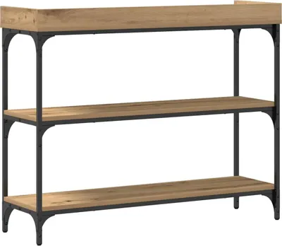 Zdjęcie produktu dla vidaXL Konsola z półką Artisan dąb 100 x 30 x 80 cm
