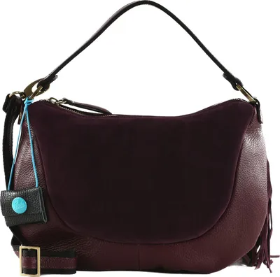 Produktbild von Gabs Leder Schultertasche Umhängetasche Marty TG Bowling Bag Chianti weinrot