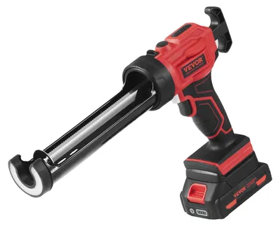 Obrázok produktu pre VEVOR akumulátorová pištoľ na kartuše Pištoľ na kartuše Pištoľ na silikón (20 V, na 300 ml kartuše, do 270 kg, 4-rýchlostná nastaviteľná rýchlosť, vrátane batérie a nabíjačky) Kompatibilná s kyselinou akrylovou, lepidlami