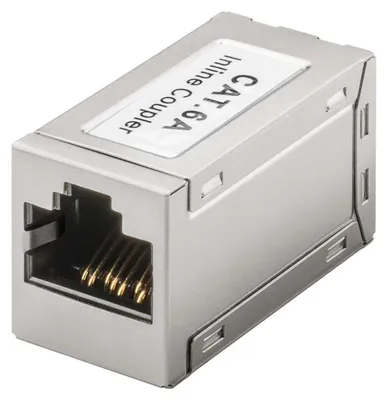 Obrázok produktu pre Goobay 72499, Plochý, Kovová, RJ-45, RJ-45, Samica, Samica