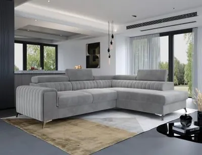 Produktbild von ELTAP Ecksofa Laurence, Grau, Modellnummer: Lau_25