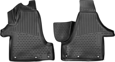 Zdjęcie produktu dla 2015-2024 VW T6 T6 .1 Transporter dywaniki gumowe czarne 2 szt