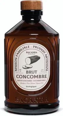 Produktbild von Bacanha Sirop Brut de Concombre 400 ml - Gurken Sirup mit Rohrzucker