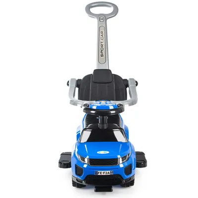 Produktbild von COIL Rutschauto mit der Schiebestange, 614W Rutscher, Babyrutscher, Rutschfahrzeug, ab 12 Monaten, Blau