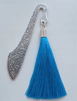 Produktbild von Lesezeichen Blau Quaste Fransen Geschenk