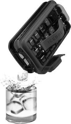 Produktbild von 4-in-1 Eisbehälter - hygienisches Servieren ohne Hände an Eis - Schwarz