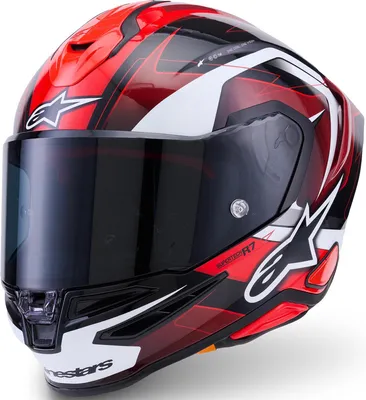 Imagen del producto de Casco Alpinestars Supertech R7 Kinetis, color /rojo/blanco, talla 2XL