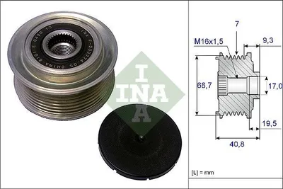 Immagine prodotto di Puleggia, alternatore INA 535 0079 10