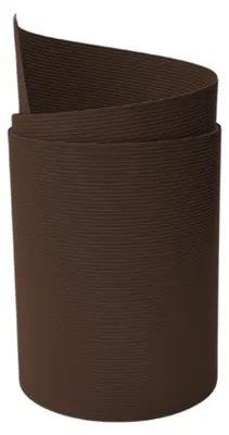 Produktbild von Sichtschutzstreifen zaun|zu RILLE MAXI Streifen 2,05m für 24cm Gittermatten Braun 2,05m