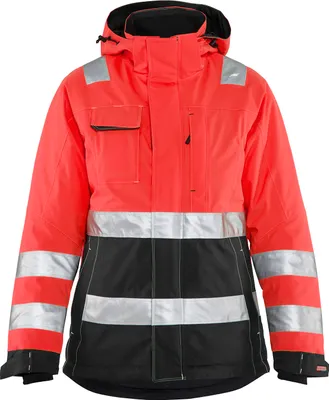 Produktbild von Blakläder® Damen High Vis Winterjacke High Vis Rot/Schwarz 4872 1987, Farbe:gelb/marineblau, Größe:S