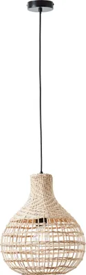 Produktbild von BRILLIANT Southsea Pendelleuchte 33cm natur/schwarz natur/schwarz 99550/09