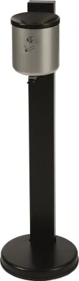 Produktbild von TKG Rondo senior Standaschenbecher silber abschließbar, 1 St.