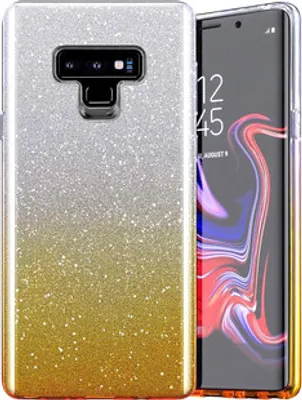 Produktbild von Glitzerhülle für Samsung Galaxy S22 Ultra - Elegantes Goldenes Design KP16056