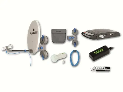 Produktbild von EASYFIND Camping-Set SAT Maxview Remora Pro, inkl. Full-HD Receiver AX 300 Mini V3