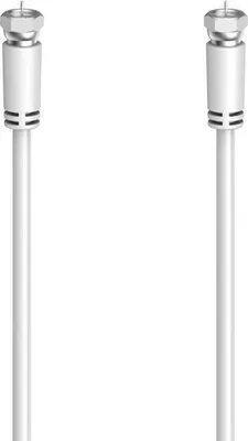 Zdjęcie produktu dla Hama 00305061 Kabel koncentryczny 5 m typu F biały (00305061)