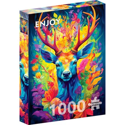 Produktbild von Enjoy Puzzle Puzzle Crowned Stag 1000 Teile multicolor