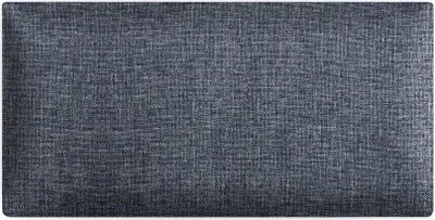 Obrázok produktu pre Nástenné panely 3D 30 x 60 cm čalúnené - na veľmi jednoduchú montáž, z velúrovej tkaniny, s mäkkou výplňou, farba oceľ