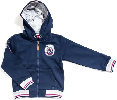 Produktbild von Salt & Pepper - Mädchen Sweatjacke Gr. 104 mit Pferden-Applikation