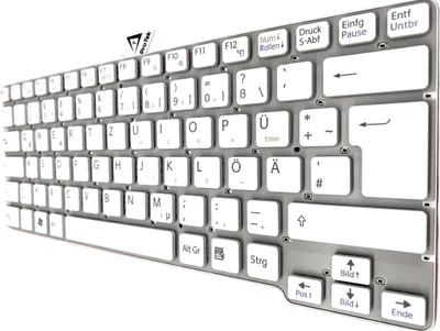 Image de FRANÇAIS - Clavier blanc sans cadre pour Sony Vaio VPCCW2S1E/R