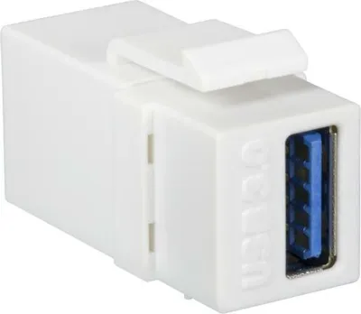 Immagine prodotto di Connettore modulare Keystone USB 3.0 LogiLink bianco (sfuso)