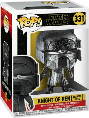 Produktbild von Star Wars - Knight Of Ren (Blaster Rifle) Chrome 331 - Funko Pop! - Vinyl Figur