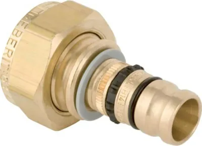 Produktbild von Geberit bergang Mepla d 63mmxG 2 1/2, m ÜM, Rotguss