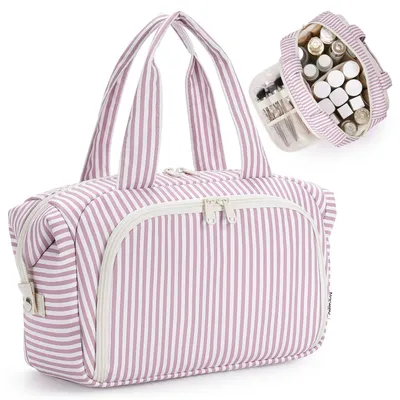Produktbild von Große Kosmetiktasche - Organizer für Reisen mit wasserdichtem Innenfach