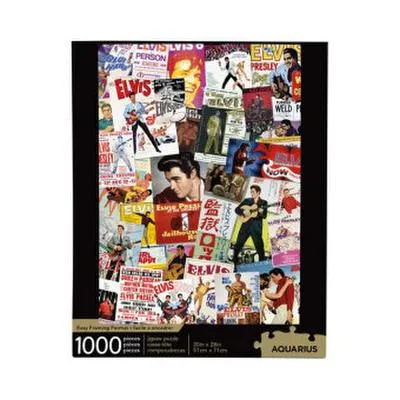 Produktbild von AQUARIUS Puzzle 1000 Teile Elvis Film Poster Collage - 65334
