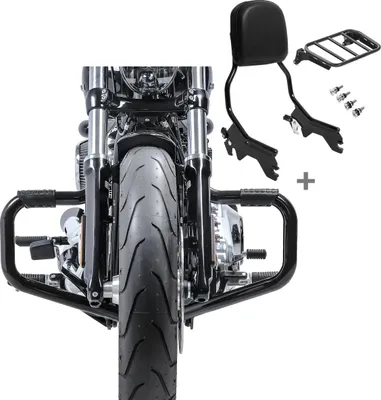 Obrázok produktu pre Crash bar + sissy bar + nosič batožiny pre Harley Softail Standard 20-25 STM