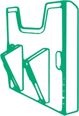 Produktbild von Wandelement Prospektfach A4 quer glasklar Packung mit 14 Stück