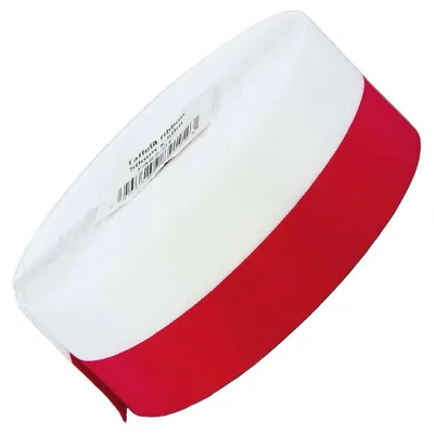 Obrázok produktu pre Taftová stuha / farebná stuha - červená a biela - 50 mm x 50 m