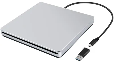 Immagine prodotto di Lettore/masterizzatore DVD/CD esterno USB-C, USB 3.0