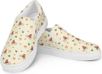 Produktbild von Mr. & Mrs. Panda Damenschuhe Rotkehlchen Schlitten Größe 44 - Gelb - Geschenk, Weihnachten, Vogel, Slipper Damen, Mokassins, Loafer