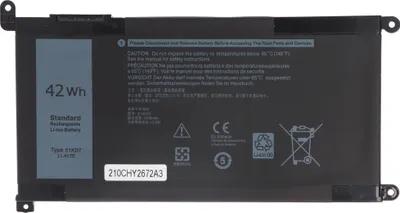 Zdjęcie produktu dla Bateria pasująca do Dell ChromeBook 3180, Li-Polymer, 11,4 V, 3684 mAh, 42 Wh