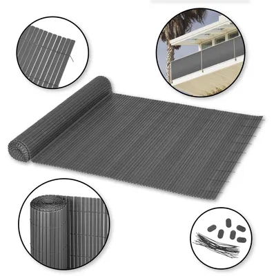 Produktbild von PVC Sichtschutzmatte 100 x 600 cm, anthr