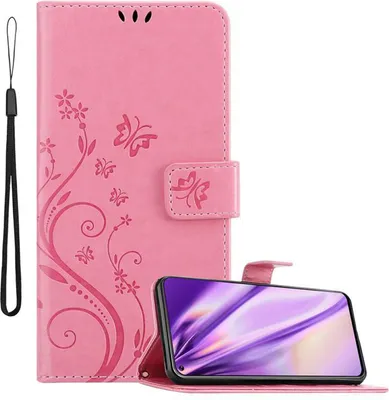 Immagine prodotto di Cadorabo cover per Samsung Galaxy A8s cover protettiva in rosa cover protettiva cover telefono cellulare cover fiori custodia fiore