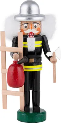 Produktbild von Feuerwehrmann (13,5cm) Nussknacker von Dregeno Seiffen