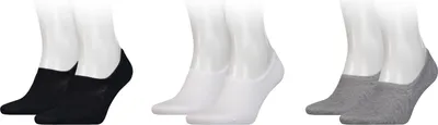 Obrázok produktu pre Tommy Hilfiger 2 Pack Men Footie - 382024001 v čiernej a bielej farbe, Farba:Black, Textil:43/46