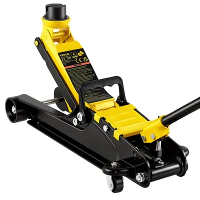 Productafbeelding van VEVOR Hydraulische oprijbok, draagvermogen 2,5 ton, schaaroprijbok, hoogtebereik 85-380 mm, hydraulische enkelkolom oprijbok, autolift voor personenauto's, vrachtwagens, SUV's, enz.